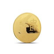 2026 1/100 oz Pitcairn Islands Gold Queens Beast Dragon Coin (Proof-Like)
