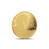 2026 1/100 oz Pitcairn Islands Gold Queens Beast Unicorn Coin (Proof-Like)