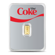 1 Gram Diet Coke Gold Bar (New w/ Assay)