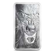 10 oz PAMP Suisse American Wolf Silver Bar (Proof-Like, Capsule + Sleeve)