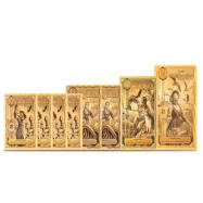 8 Piece Utah Goldback Gold Note Set (5 Goldback FV, New)