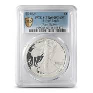2025-S 1 oz Proof American Silver Eagle Coin PCGS PR69 DCAM FS