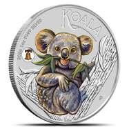 2026 1 oz Colorized Australian Silver Koala Coin Liberty Bell Privy (In Card)