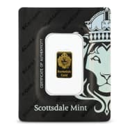 2 Gram Scottsdale Mint Gold Bar (Certi-Lock)