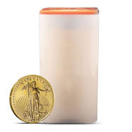 2027 1 oz American Gold Eagle Tube (20 Coins, BU)