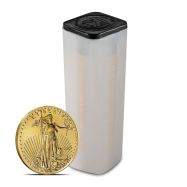 2027 1/10 oz American Gold Eagle Tube (50 Coins, BU)