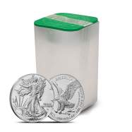 2027 1 oz American Silver Eagle Tube (20 Coins, BU)