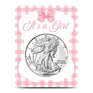 2027 1 oz American Silver Eagle Coin (BU, Its a Girl Card)