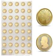 2027 1/10 oz Canadian Gold Maple Leaf Sheet (40 Coins, BU)