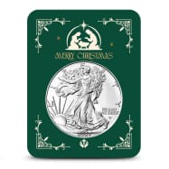 2027 1 oz American Silver Eagle Coin (BU, Nativity Christmas Card)