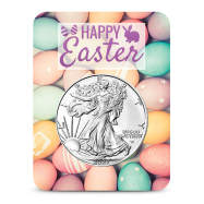 2027 1 oz American Silver Eagle Coin (BU, Easter Card)