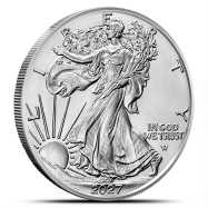 2027 1 oz American Silver Eagle Coin (BU)