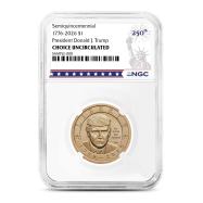 2026 President Donald J Trump Clad Dollar NGC Choice Uncirculated (Dual Date)