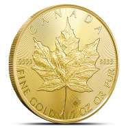 2027 1 oz Canadian Gold Maple Leaf Coin (BU)