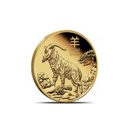2027 1/10 oz Proof Australian Gold Lunar Goat Coin (Box + CoA)