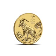 2027 1/10 oz Australian Gold Lunar Goat Coin (BU)