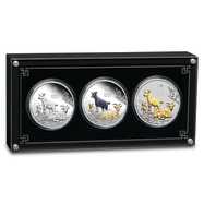 2027 Australian Silver Lunar Goat Trio Coin Set (Box + CoA)