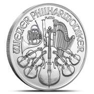2027 1 oz Austrian Platinum Philharmonic Coin (BU)