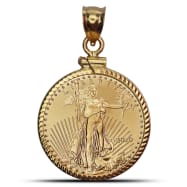 2026 1/4 oz American Gold Eagle Coin (BU, in Bezel)