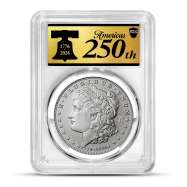 2026-W Burnished Morgan Silver Dollar Coin PCGS SP69 (Enhanced, Dual Date)