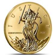 2026 1 oz Niue Gold Lady Justice Coin (BU)