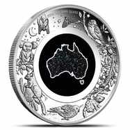 2026 1 oz Proof Australian Silver Great Southern Land Matrix Opal Coin (Box + CoA)