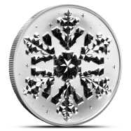 1 oz Silver Snowflake Round New, Version 3 | Scottsdale