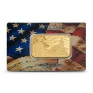 1 oz PAMP Suisse Liberty at 250 Gold Bar (New w/ Assay)