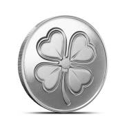 1/2 oz Lucky Clover Golf Ball Marker Silver Round (New)