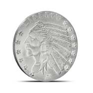 1/2 oz SilverTowne Incuse Indian Silver Round (New)