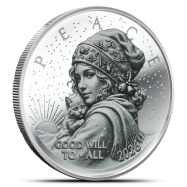 2026 1 oz Peace and Good Will To All Silver Round (Proof-Like)