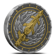 2 oz Silver 2026 Artefacts Gungnir Ultra High Relief Round with Box & CoA | Germania Mint