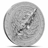 1 oz Silver 2026 Artefacts Gungnir Round with Capsule & CoA | Germania Mint