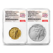 2026 Best of the Mint 1916 Walking Liberty Half Dollar Coin and Medal Set NGC SP70 America250 Label