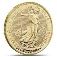 2027 1 oz British Gold Britannia Coin (BU)