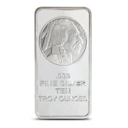 10 oz SilverTowne Buffalo Silver Bar (New)