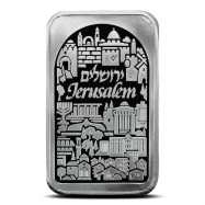 5 oz Silver Jerusalem City of Peace Bar New | Holy Land Mint