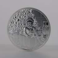 1 oz Silver Babys First Christmas Round New | SilverTowne