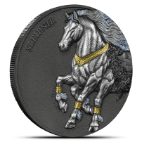 2026 2 oz Germania Beasts Sleipnir Ultra High Relief Silver Round (Box + CoA)