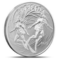 2025 1 oz EC8 Silver Grenada Underwater Divers Coin (BU)