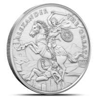 1 oz Legendary Warriors Alexander the Great Silver Round (New)