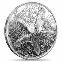 2026 1 oz Pitcairn Islands Silver Ocean Wonders Starfish Coin (BU)