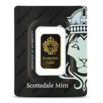 5 Gram Scottsdale Mint Gold Bar (Certi-Lock)