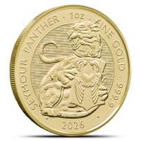 2026 1 oz British Gold Tudor Beasts Seymour Panther Coin (BU)