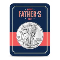 2027 1 oz American Silver Eagle Coin (BU, Father's Day Card)