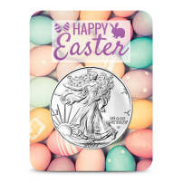 2027 1 oz American Silver Eagle Coin (BU, Easter Card)