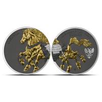 2026 2 x 1 oz Germania Beasts Sleipnir Silver Geminus Set (Box + CoA)