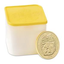 2026 1 oz Gold British Tudor Beasts Seymour Panther Tubes (10 Coins, BU)