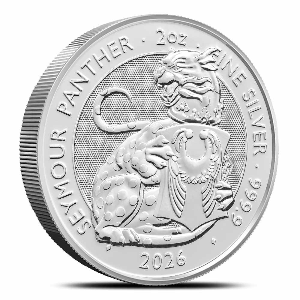 Buy 2026 2 oz British Silver Tudor Beasts Seymour Panther Coin (BU